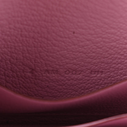 Hermes Chevre Mysore Roulis Slim Wallet Mauve Sylvestre 6 of 7