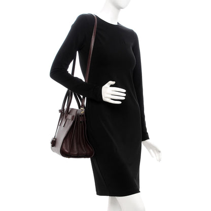 Saint Laurent Calfskin Small Sac De Jour Amarena 2 of 8