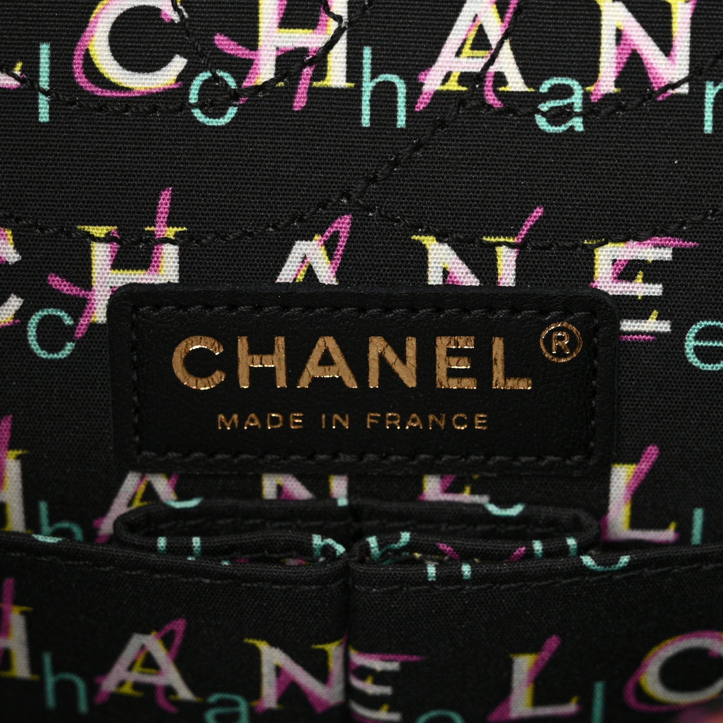 Tweed Printed Lambskin Quilted 2.55 Reissue 225 Flap Multicolor