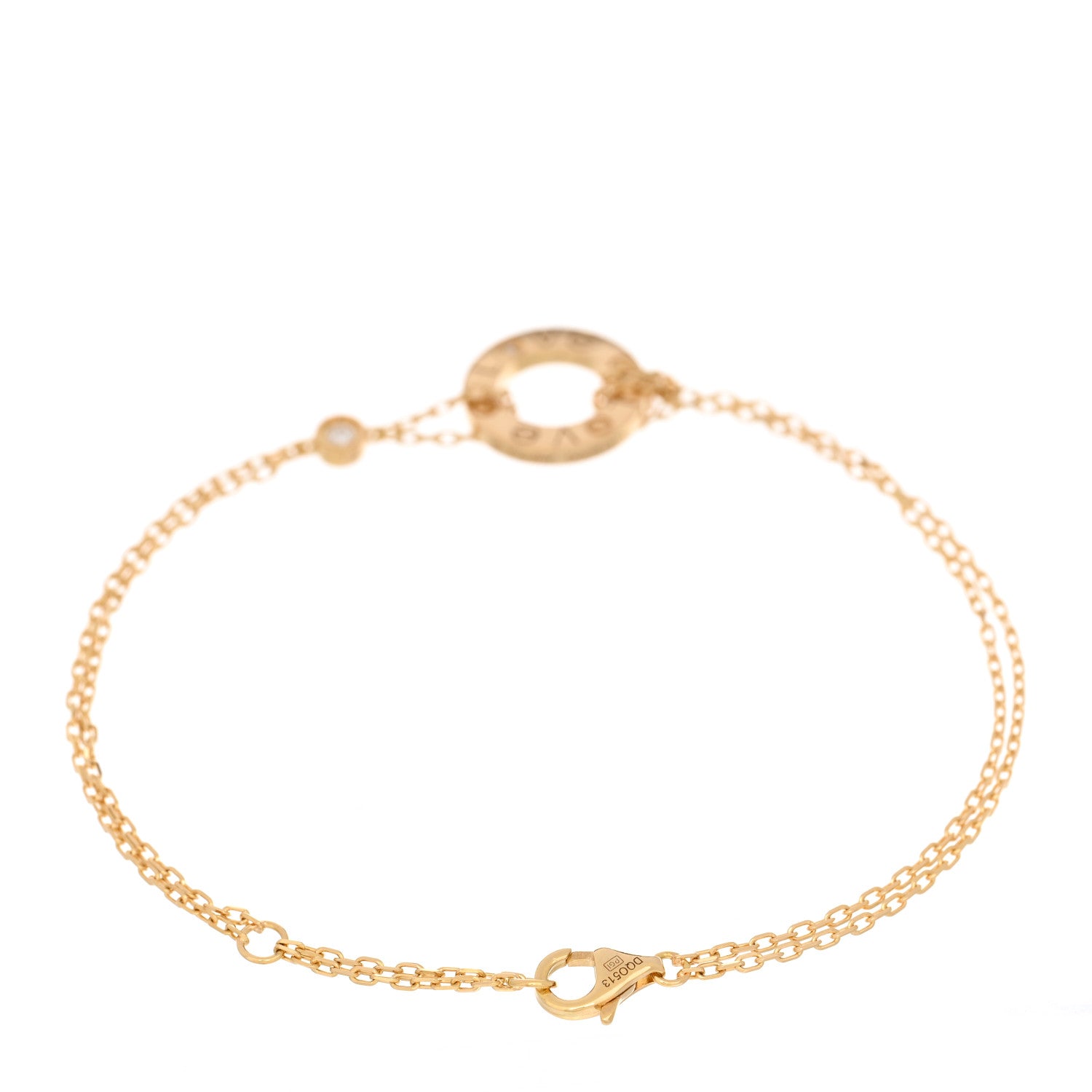 Cartier 18K Yellow Gold Diamond Love Bracelet 2 of 4