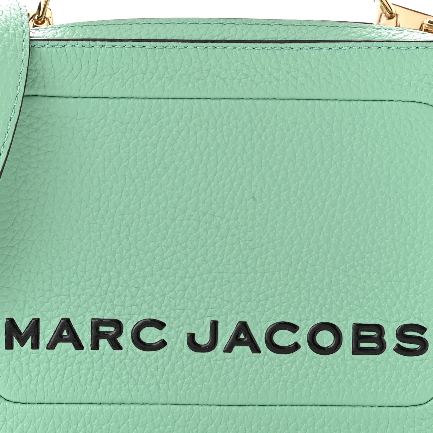 Calfskin Mini The Textured Box Bag Malachite