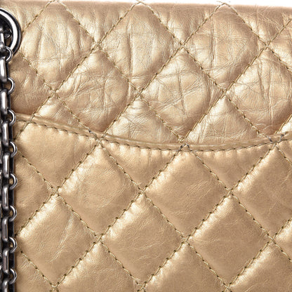 Chanel Metallic Calfskin Quilted 2.55 Reissue 224 Flap Gold 13 of 14