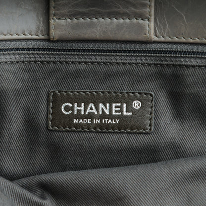 Chanel Glazed Calfskin Small New Portobello Grey 6 of 9