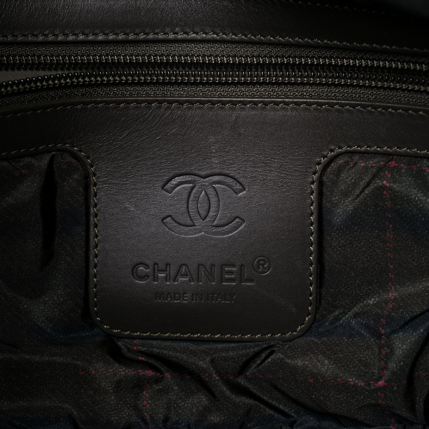 Chanel Nylon Quilted Large Coco Cocoon Tote Khaki 6 of 12