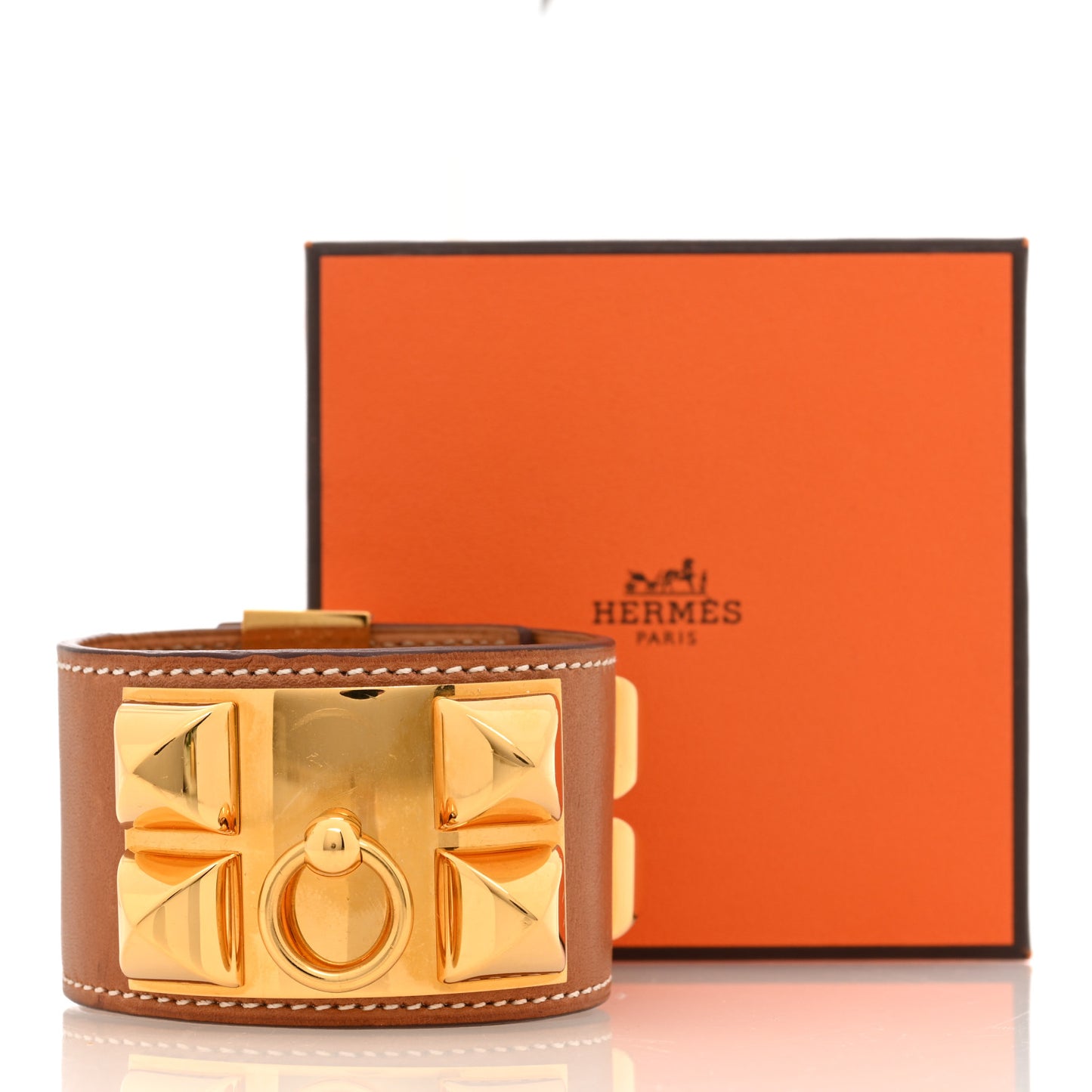 Barenia Collier De Chien CDC Bracelet S Fauve