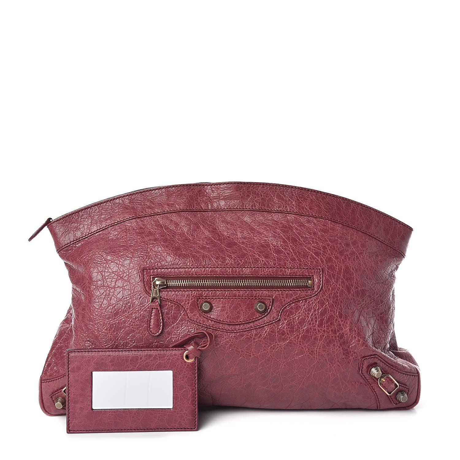 Balenciaga Agneau Giant 12 Rose Gold Hardware Premier Clutch Cassis 1 of 8