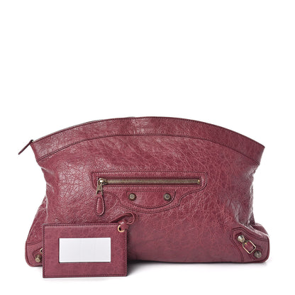 Balenciaga Agneau Giant 12 Rose Gold Hardware Premier Clutch Cassis 1 of 8