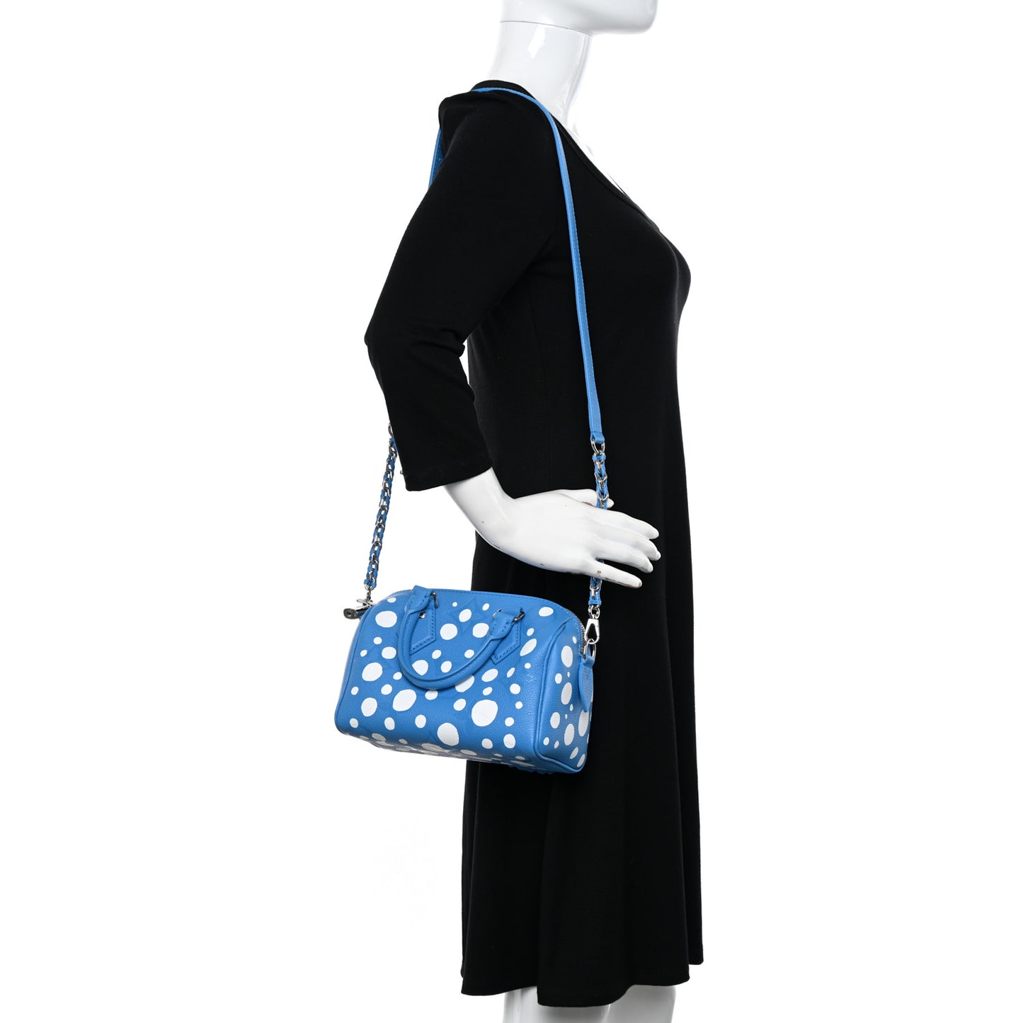 LV X YK Empreinte Speedy Bandouliere 20 Blue White