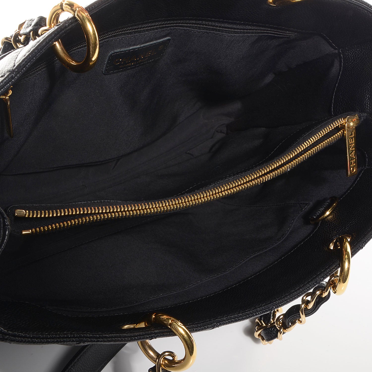 Chanel Caviar Grand Shopping Tote GST Black 5 of 8