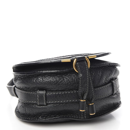 Chloe Calfskin Mini Marcie Round Crossbody Bag Black 3 of 11