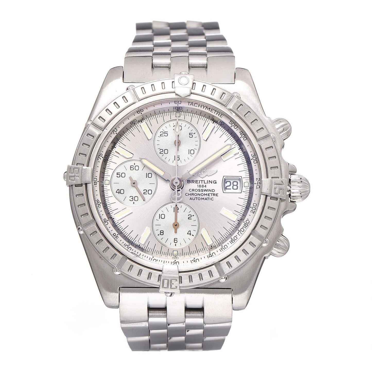 Stainless Steel 43mm Windrider Crosswind Racing Automatic Watch A13355