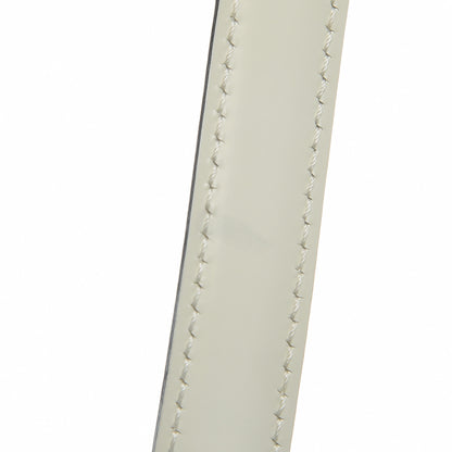 Celine Spazzolato Calfskin Medium Classic Box Flap Bag White 16 of 16