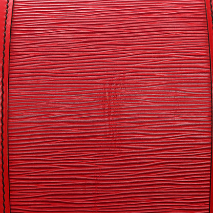 Louis Vuitton Epi Keepall 55 Castillan Red 11 of 16