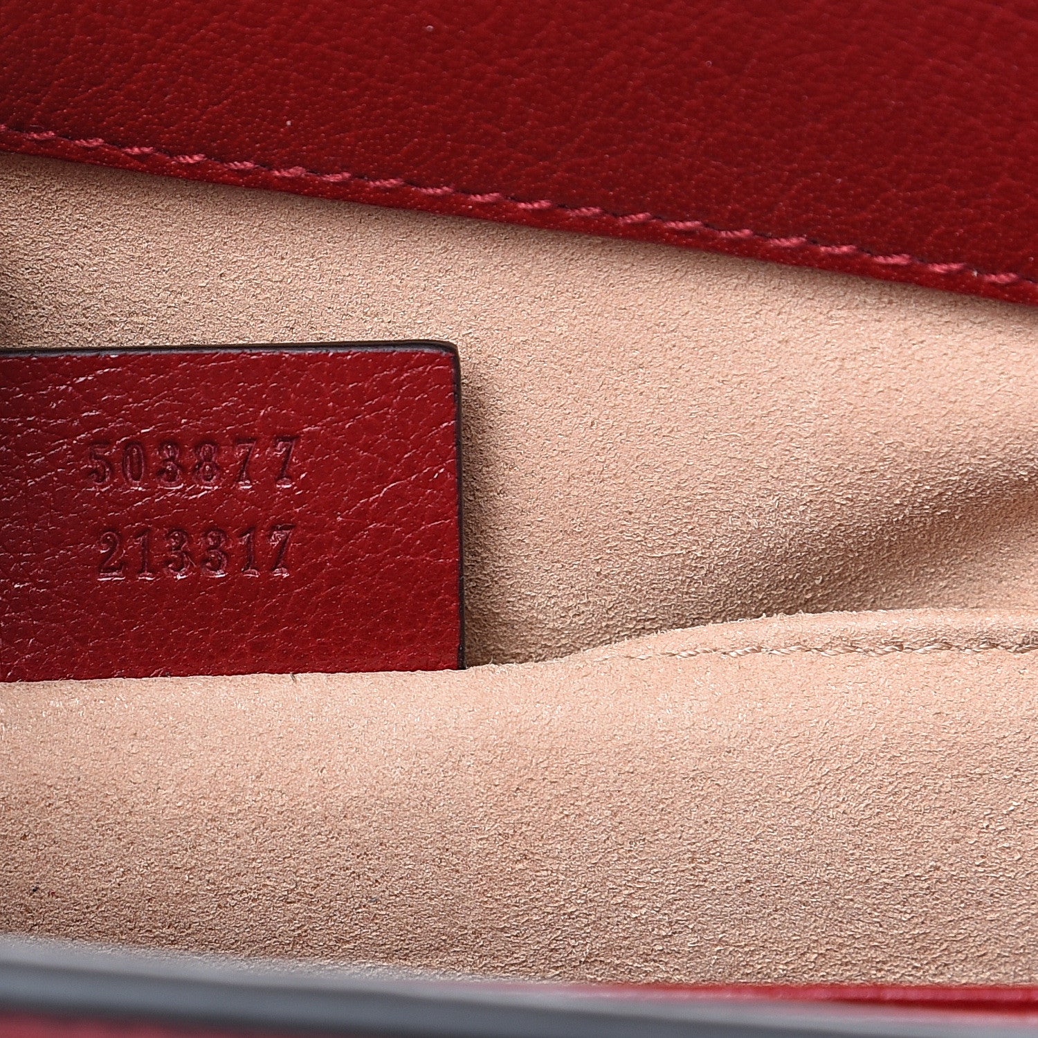Gucci Suede Calfskin Web Small Ophidia Chain Shoulder Bag New Blue Romantic Cherry 6 of 11