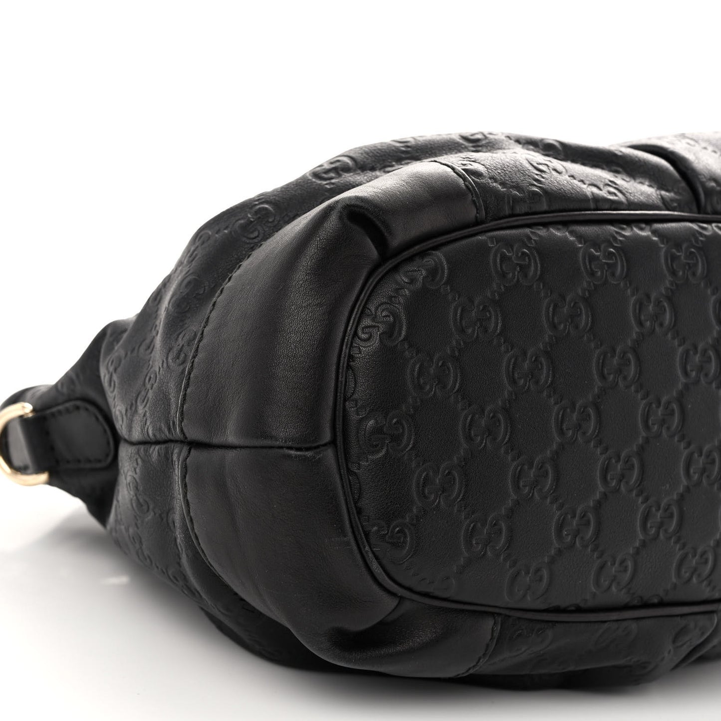 Guccissima Medium Sukey Top Handle Tote Black