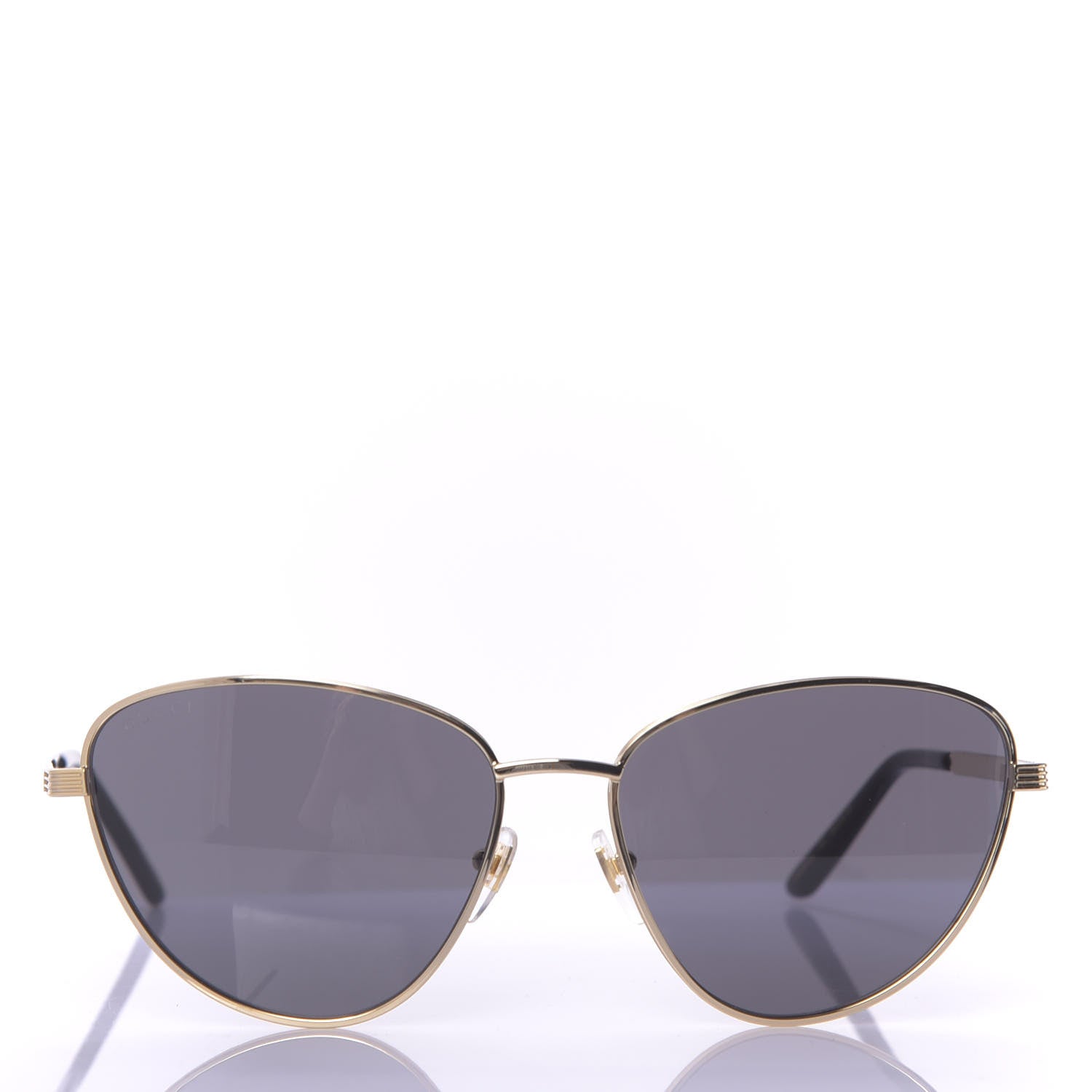 Gucci Cat Eye Sunglasses GG0803S Gold 2 of 7