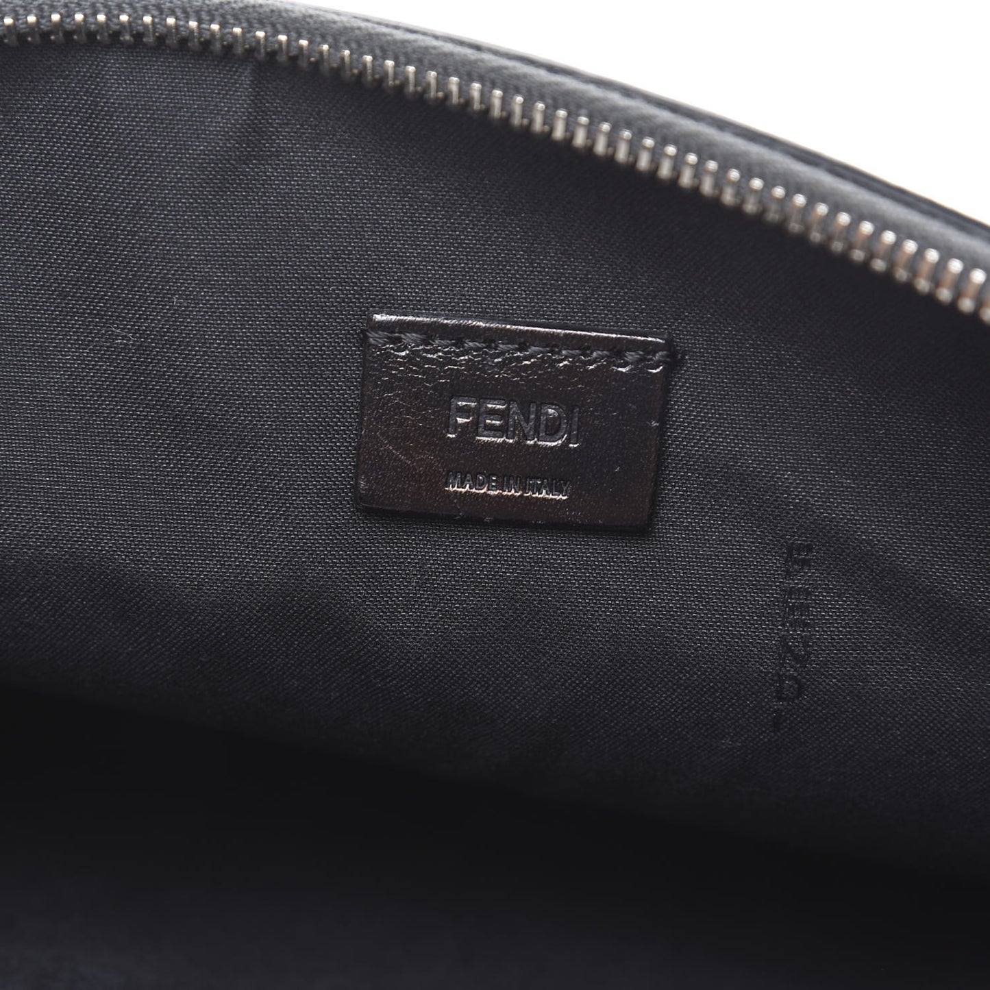 Calfskin Faces Pouch Grey