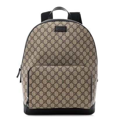 Gucci GG Supreme Monogram Medium Backpack Black 1 of 11