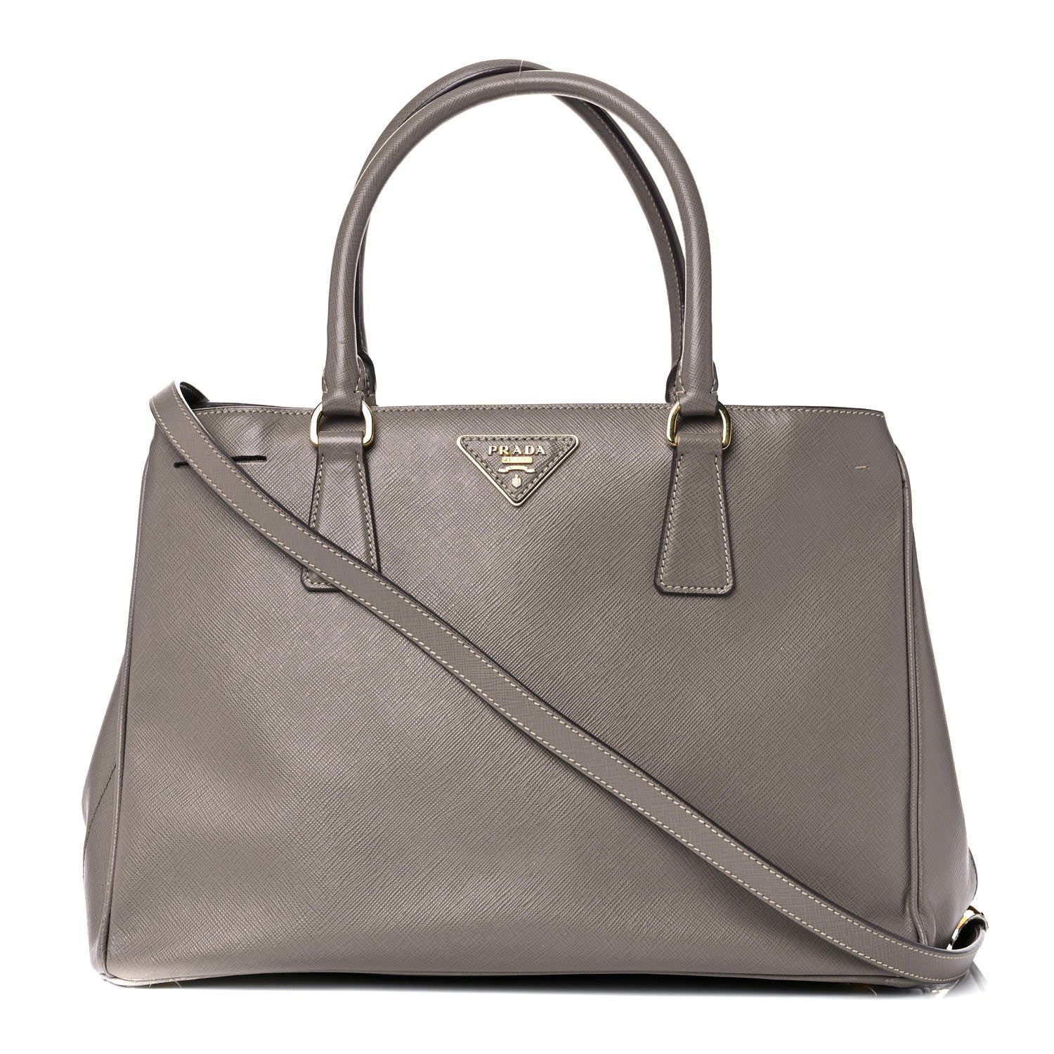 Prada Saffiano Lux Medium Tote Argilla 1 of 17