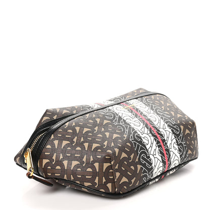 Burberry E-Canvas Monogram Stripe Medium Sonny Bum Bag Bridle Brown 4 of 12