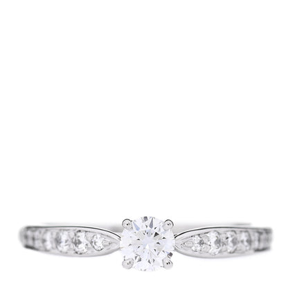 Tiffany Platinum Diamond .23ct Harmony Round Brilliant Engagement Ring 50 5.5 1 of 5