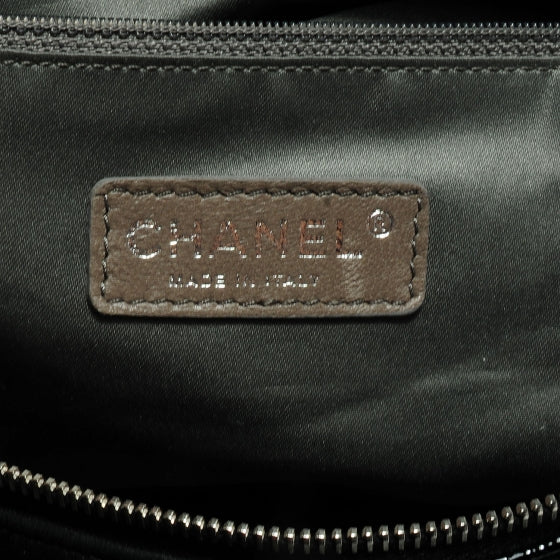 Patent Patchwork Brooklyn Hobo Black