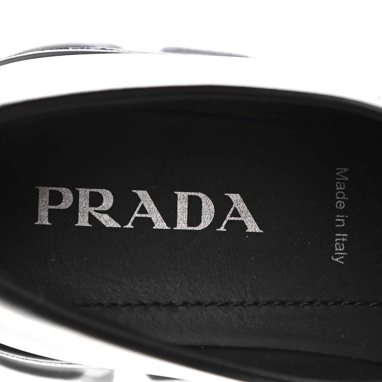 Spazzolato Triangle Logo Monolith Pointy 55mm Loafers 38 Black