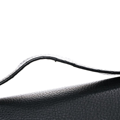 Gucci Calfskin Large GG Marmont Shoulder Bag Black 16 of 17