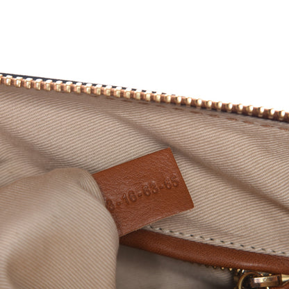 Chloe Calfskin Studded Medium Marcie Satchel Caramel 8 of 8
