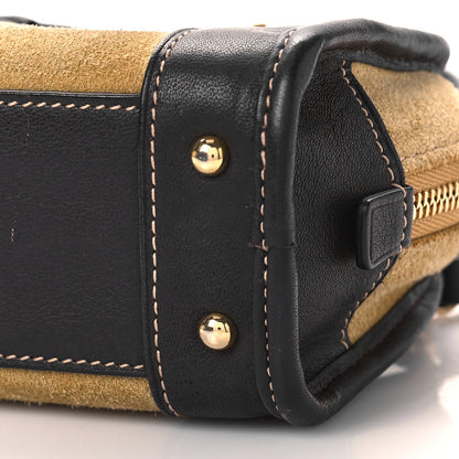 Loewe Suede Calfskin Amazona Nano Gold Brown 7 of 8