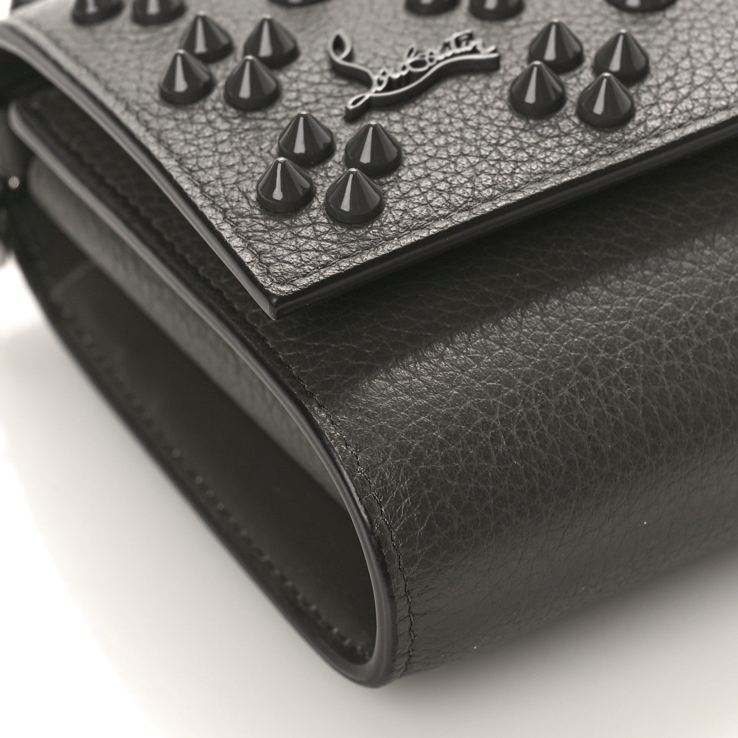 Christian Louboutin Calfskin Spikes Loubinthesky Paloma Wallet On Chain Rocket 7 of 8