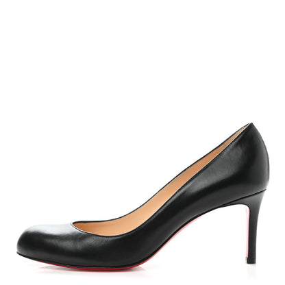 Christian Louboutin Kid Simple 70 Pumps 38.5 Black 1 of 7