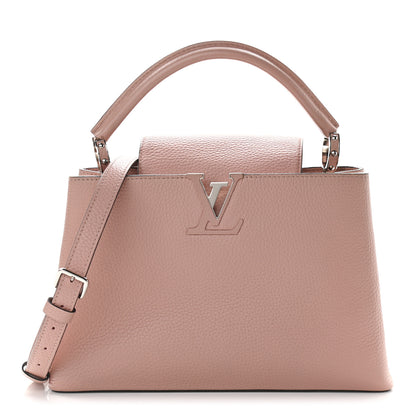 Louis Vuitton Taurillon Capucines PM Magnolia 1 of 7