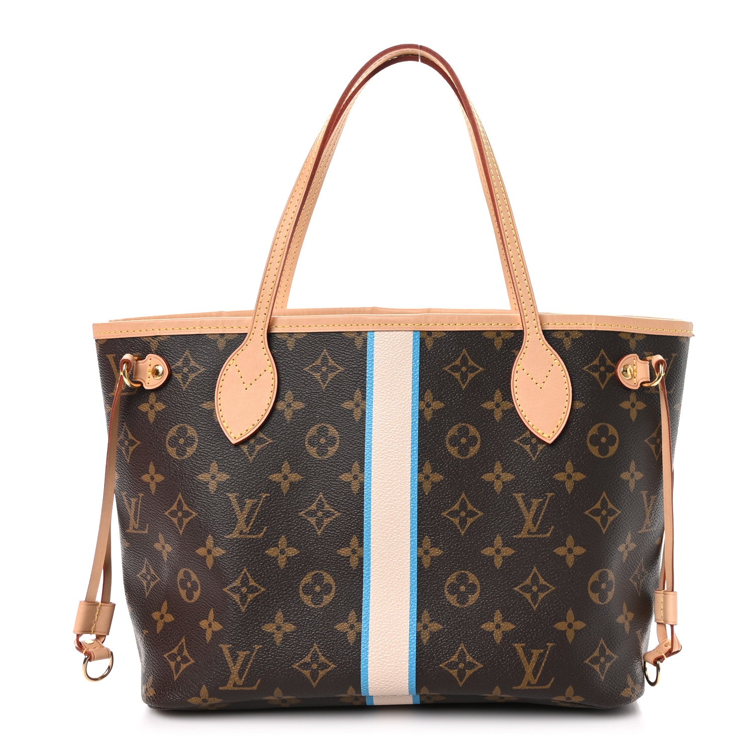 Louis Vuitton Monogram My LV Heritage Neverfull PM Blue White 1 of 10