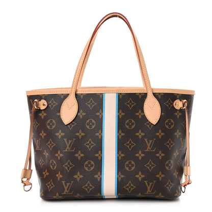 Louis Vuitton Monogram My LV Heritage Neverfull PM Blue White 1 of 10