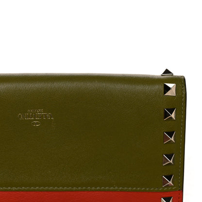 Valentino Garavani Vitello Colorblock Rockstud Wristlet Wallet Multicolor 11 of 13