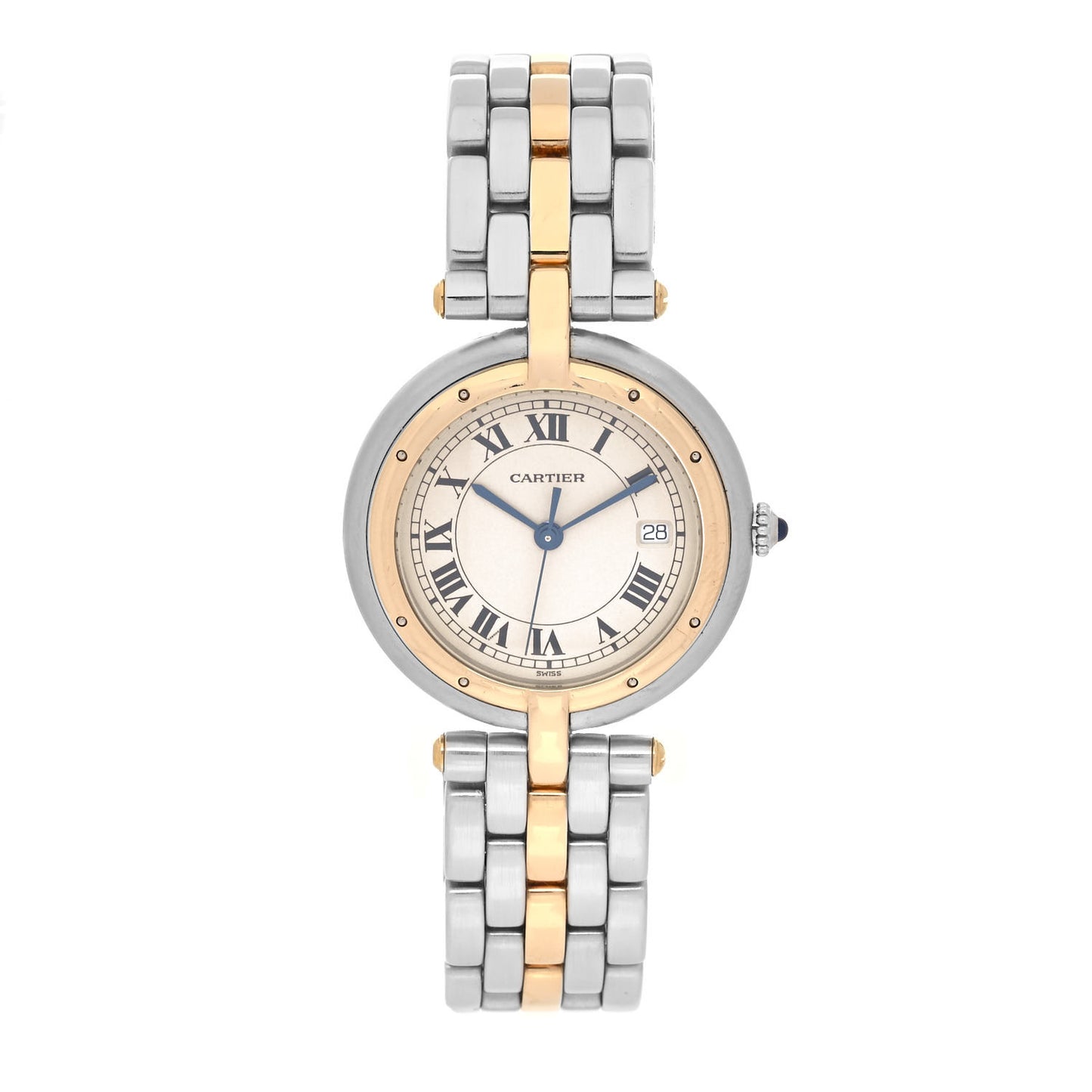 Stainless Steel 18K Yellow Gold 29mm Panthere Vendome Quartz Watch