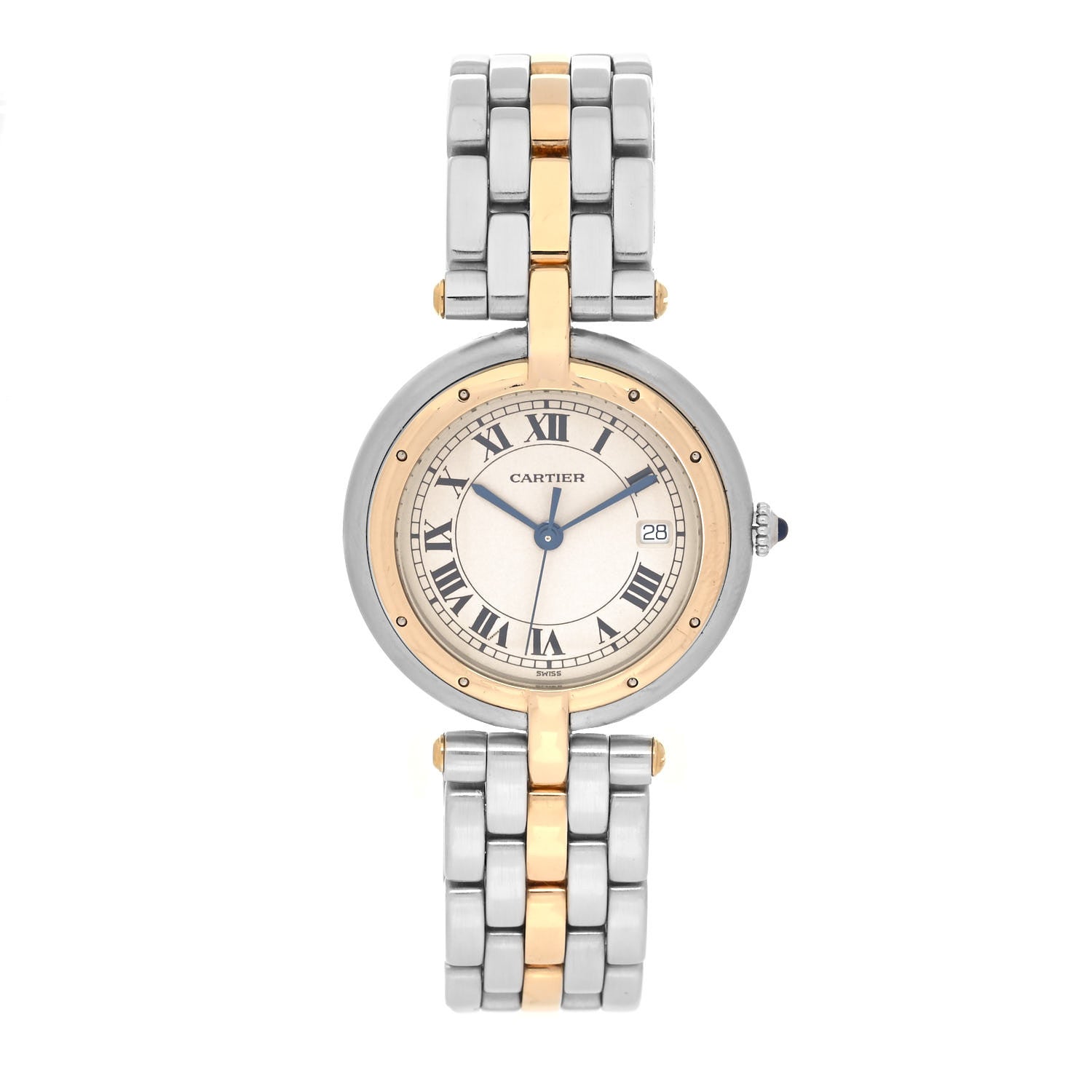 Cartier Stainless Steel 18K Yellow Gold 29mm Panthere Vendome Quartz Watch 1 of 4