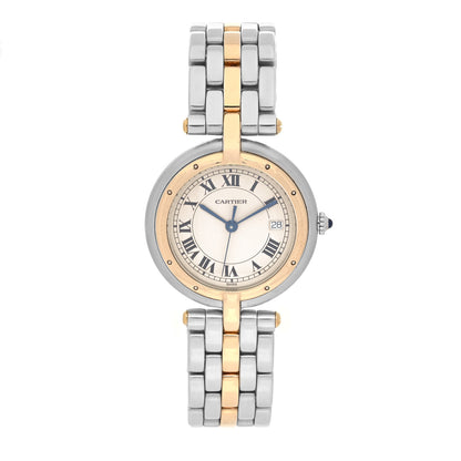 Cartier Stainless Steel 18K Yellow Gold 29mm Panthere Vendome Quartz Watch 1 of 4