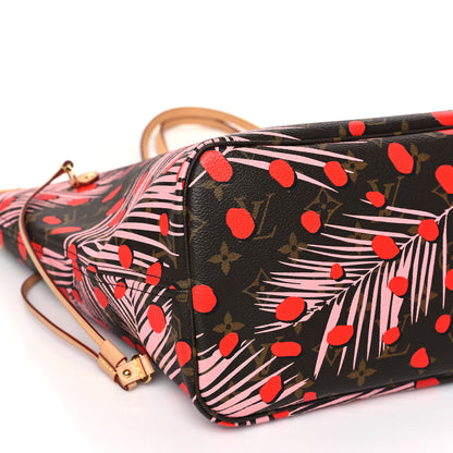 Louis Vuitton Monogram Jungle Dots Neo Neverfull MM Sugar Pink Poppy 8 of 9