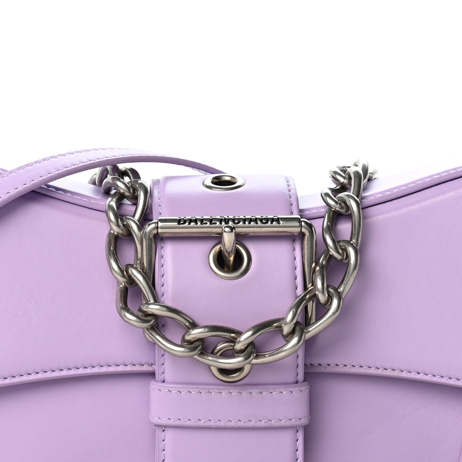Balenciaga Smooth Calfskin Small Lindsay Shoulder Bag Lilac 8 of 12