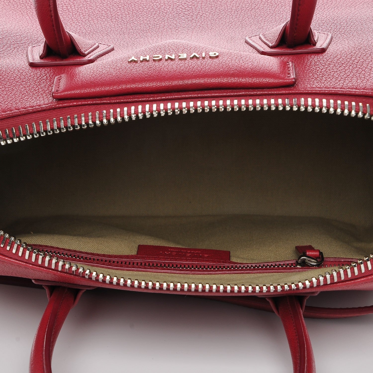 Givenchy Sugar Goatskin Small Antigona Raspberry 5 of 7