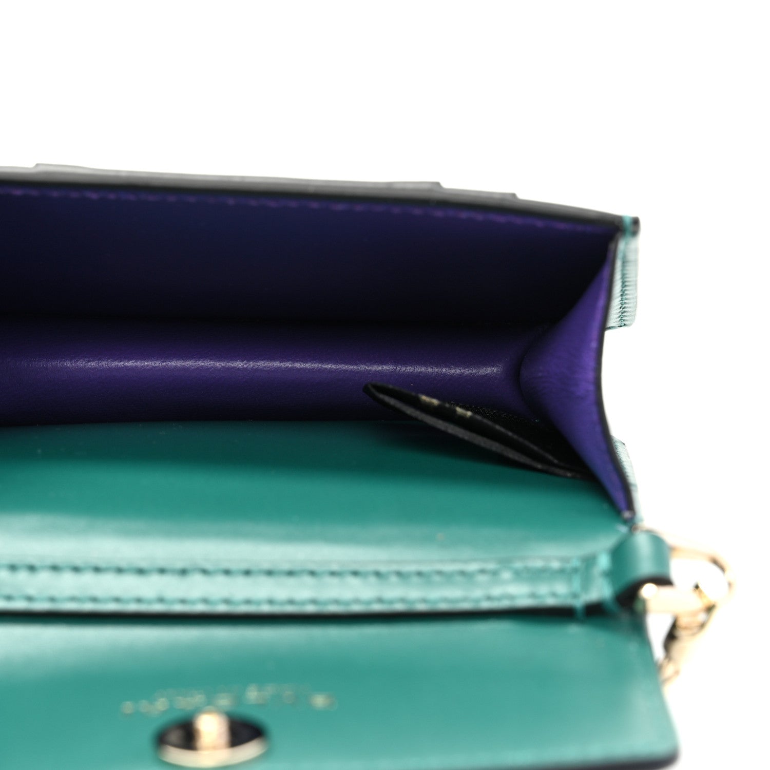 Bulgari Calfskin Serpenti Forever Miniature Bag Charm Emerald Green 6 of 9