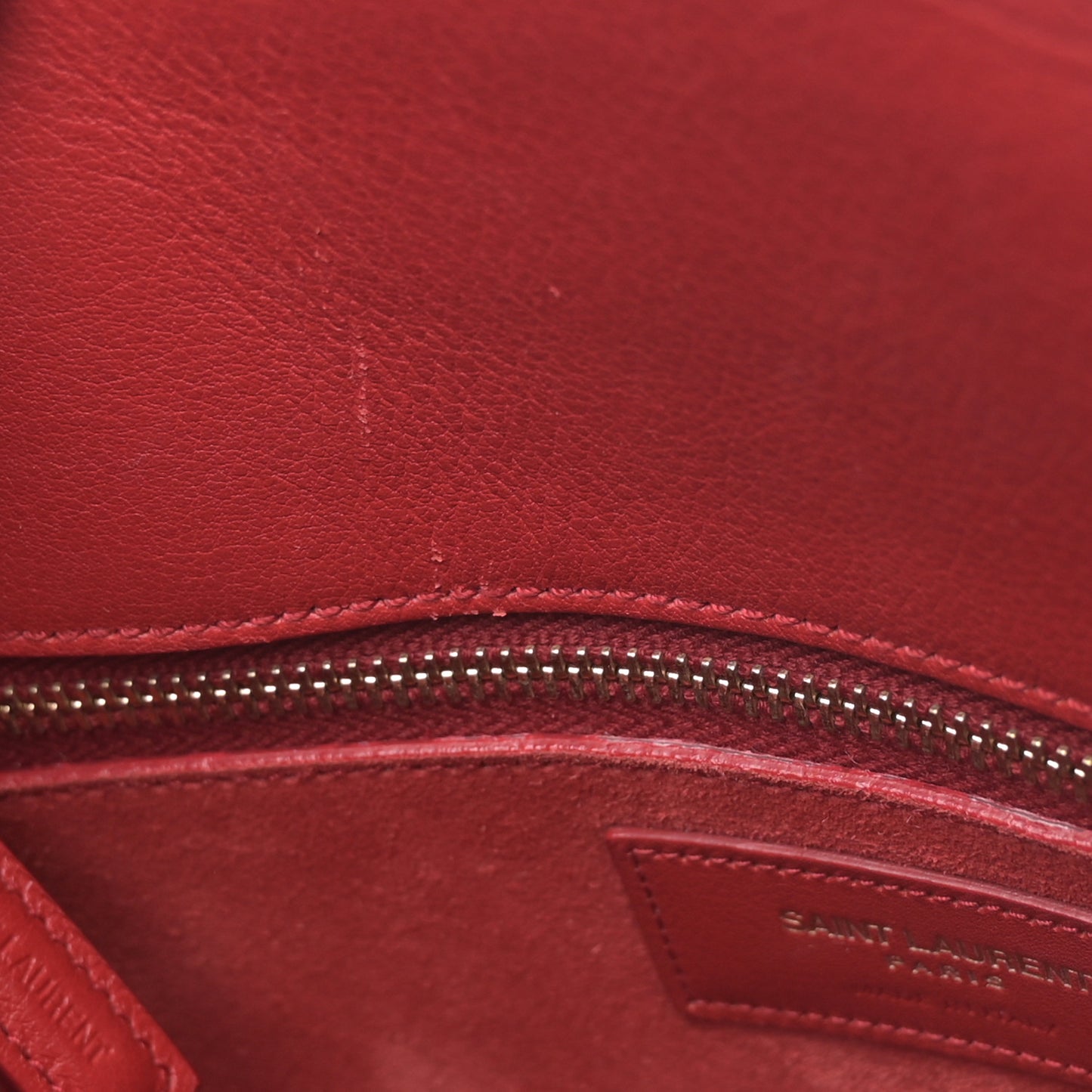 Calfskin Small Sac De Jour Rouge Orient