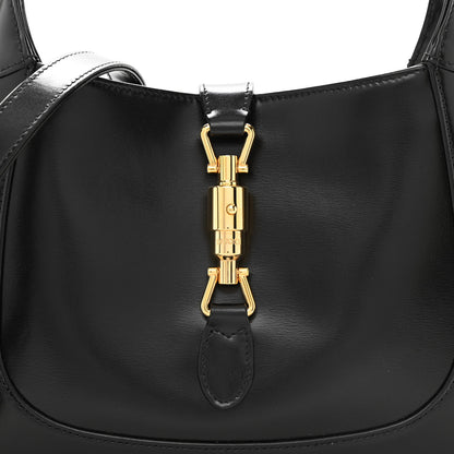 Gucci Boarded Dyana Lux Calfskin Small Jackie 1961 Hobo Black 8 of 10