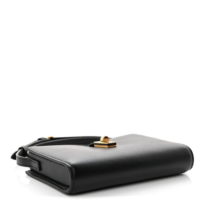 Celine Grained Calfskin 16 Pochette Black 4 of 10