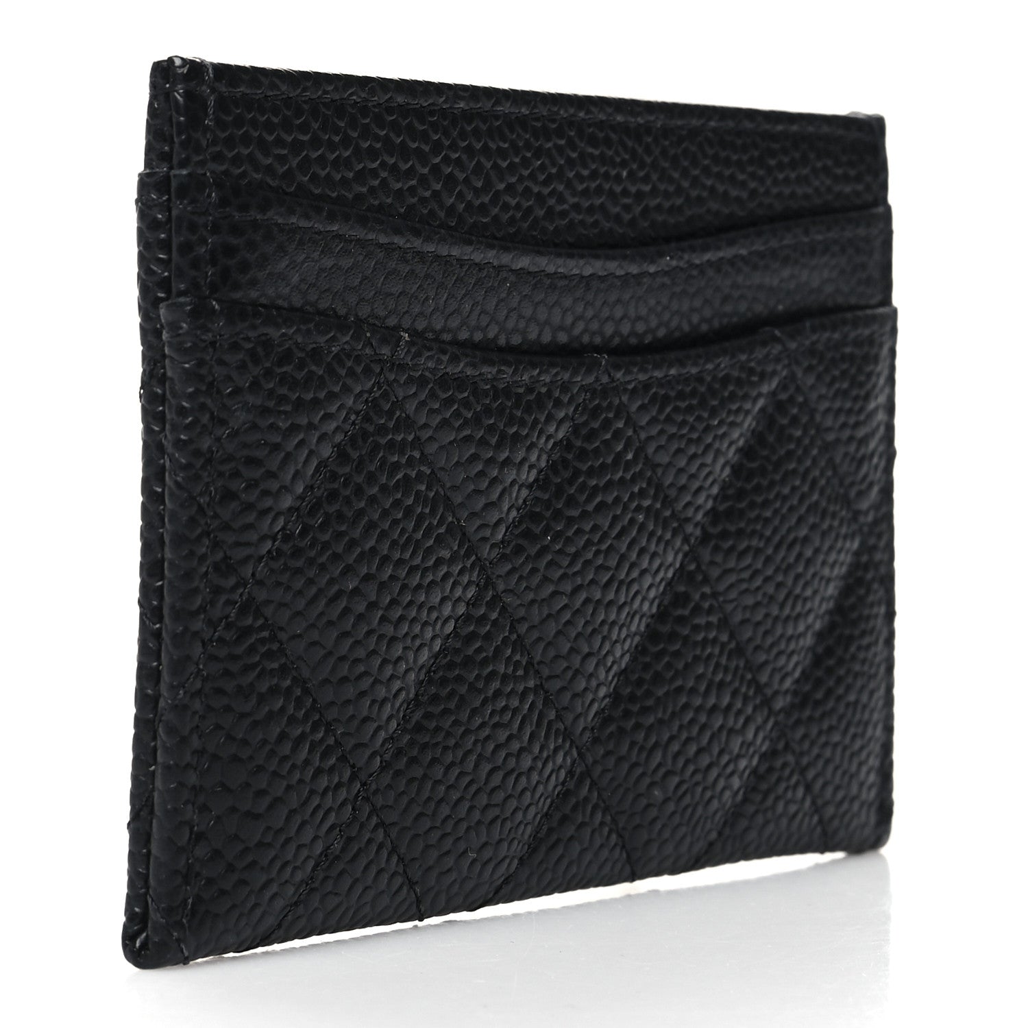 Chanel Caviar Quilted Card Holder Black 3 of 9