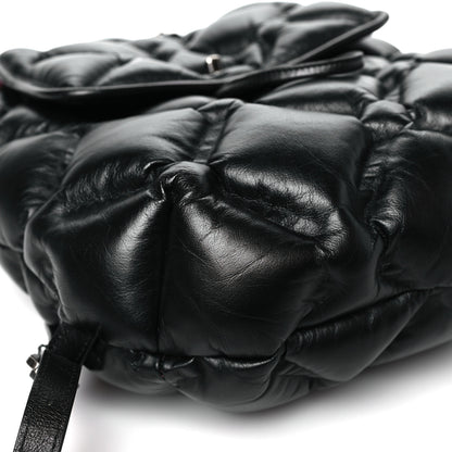 Chanel Calfskin Quilted Chesterfield Backpack Black 8 of 10