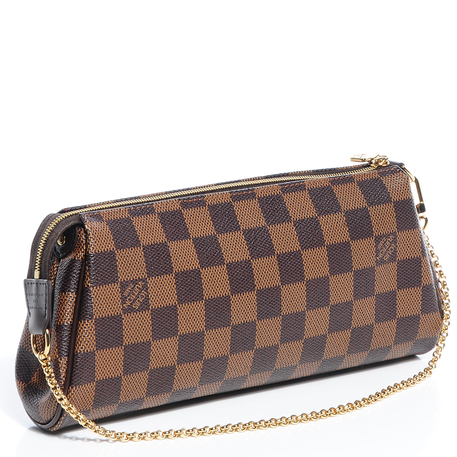 Louis Vuitton Damier Ebene Eva Clutch 3 of 8