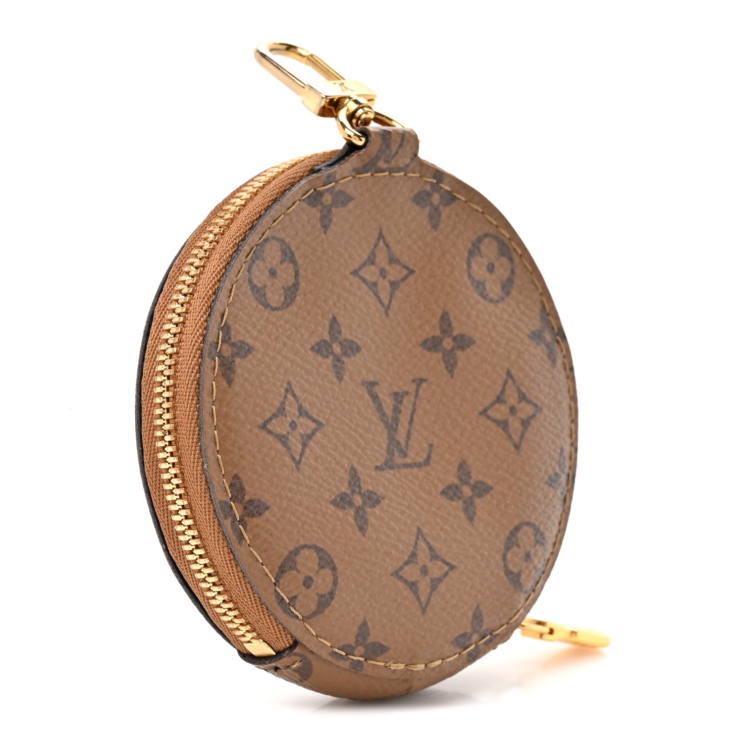 Louis Vuitton Reverse Monogram Bandouliere Round Coin Purse 3 of 7